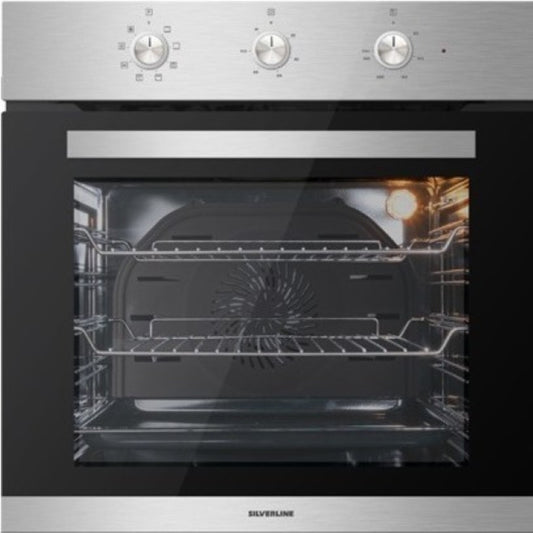 SILVERLINE 6503.6.733.06 Forno da Incasso Ventilato Elettrico 72 LT Classe A cm. 60 x 60