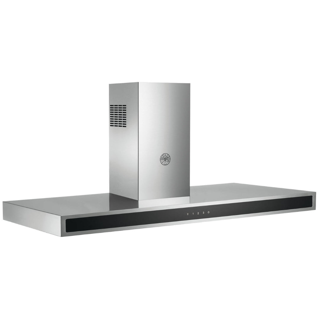 F.LLI BERTAZZONI KG120CONXA Cappa Aspirante a Parete Touch Acciaio e Vetro cm. 120 x 50