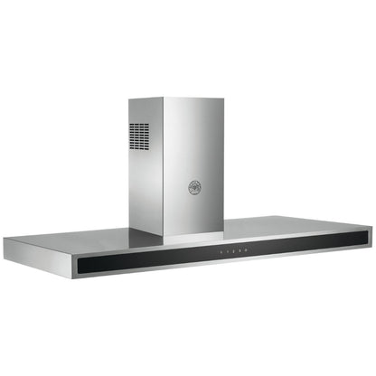 F.LLI BERTAZZONI KG120CONXA Cappa Aspirante a Parete Touch Acciaio e Vetro cm. 120 x 50