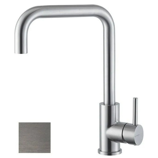 NEWFORM REAL STEEL 63420X.50.050 Miscelatore Cucina Acciaio Inox con Bocca Girevole