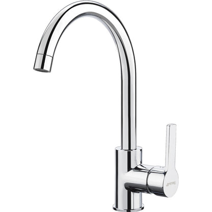 SMEG MI4CR Miscelatore Monocomando con Canna Girevole Cromo