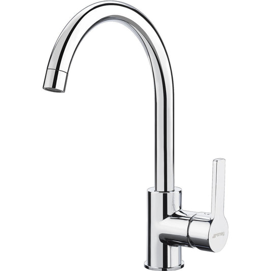 SMEG MI4CR Miscelatore Monocomando con Canna Girevole Cromo