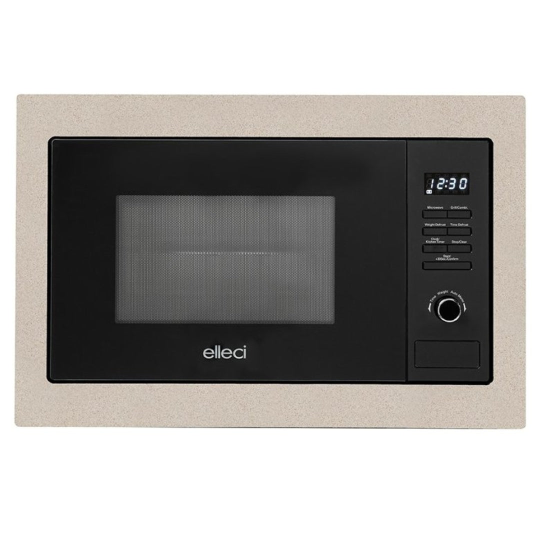 ELLECI PLANO FGSP28151WS Forno a Microonde Incasso Granitek Avena 28 Lt. cm 60x40
