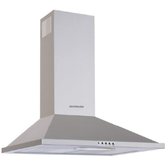 SILVERLINE 2240.6.733.04 Cappa a Parete Inox 128W 63 DbA cm. 59,8x45x90,2