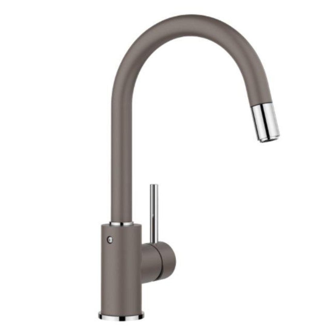 PAINI MILME/COX 781Y591ABSPA Rubinetto Cucina Canna Alta Girevole Monocomando Tortora