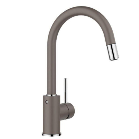 PAINI MILME/COX 781Y591ABSPA Rubinetto Cucina Canna Alta Girevole Monocomando Tortora