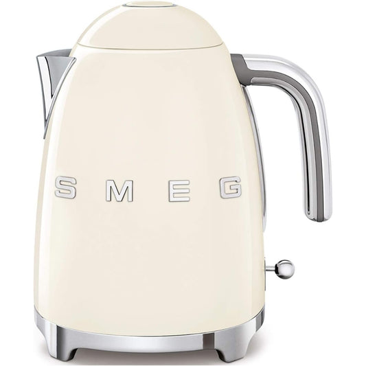 SMEG KLF03CREU Bollitore Elettrico Panna 2400W 1.7 LT. Estetica 50’s Style