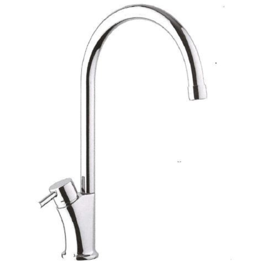 PAINI DOKOS 78CR570SCPN Miscelatore Cucina Canna Girevole Canna ad Arco Cromo