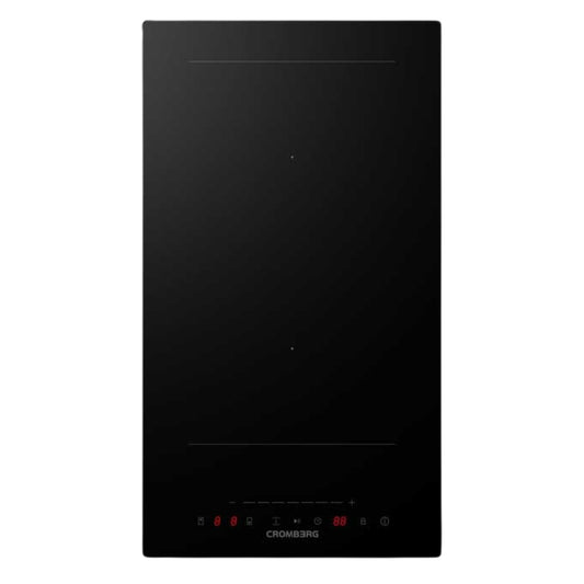 CROMBERG HIK30FB Piano Cottura Induzione 2 Zone Cottura Flex Zone Vetroceramica Nero cm. 29 x 52