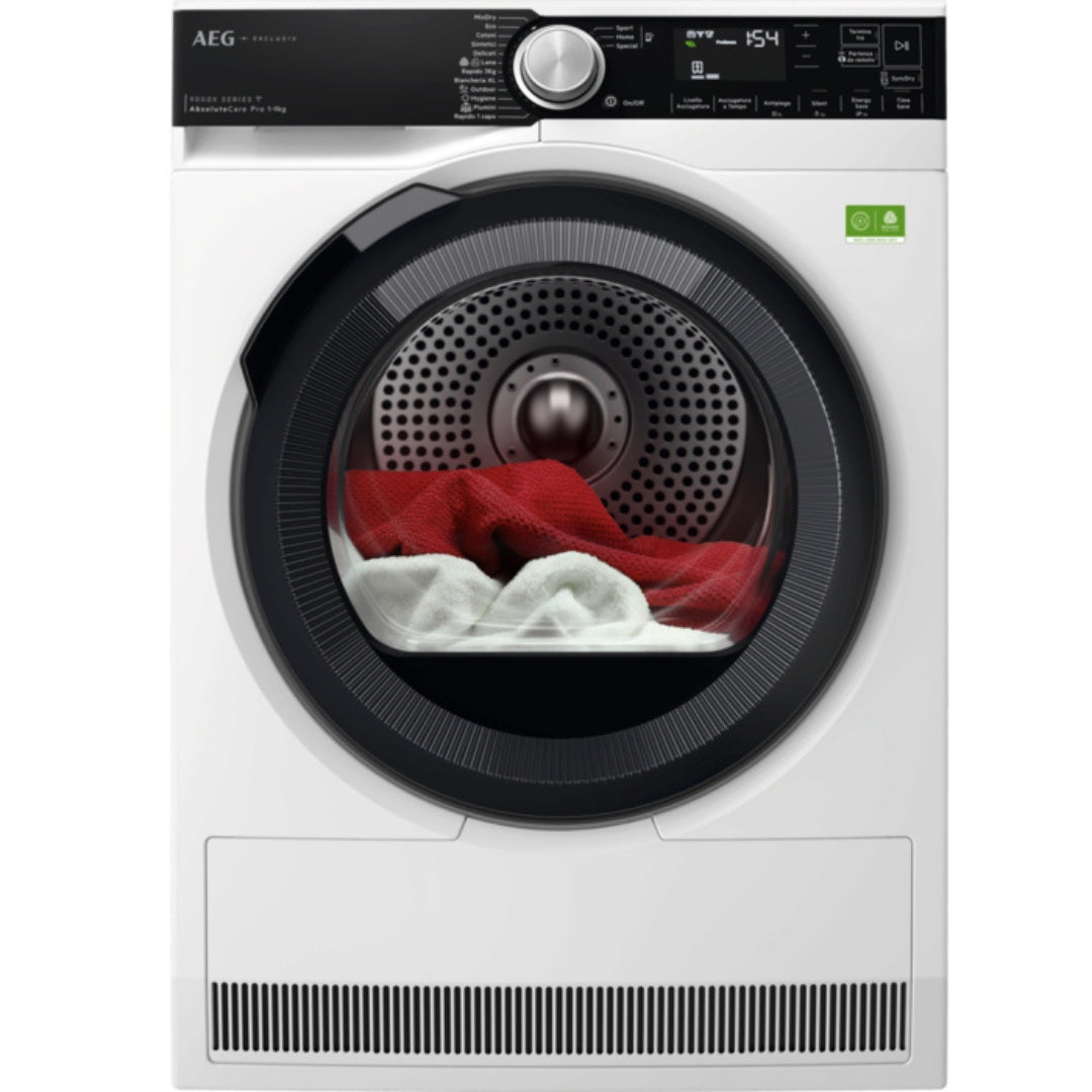 AEG AbsoluteCare XTR9HBGA9YA Pro 9000X Asciugatrice 9 Kg Pompa di Calore WiFi Tecnologia 3DScan Classe A Motore Inverter