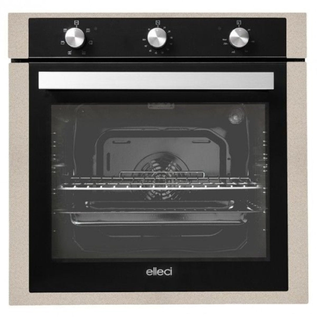 ELLECI PLANO FGSP60251NS Forno Elettrico Incasso Avena 78 Lt Classe A cm. 60 x 60