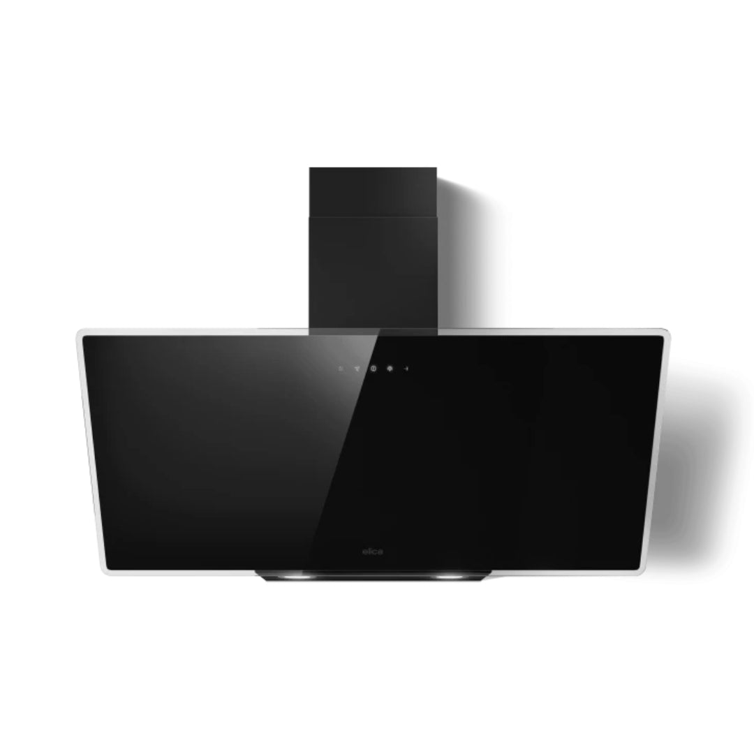 ELICA SHIRE BL/A/90 Cappa a Parete Aspirante Comandi Touch Control Luce Led Nera cm. 90