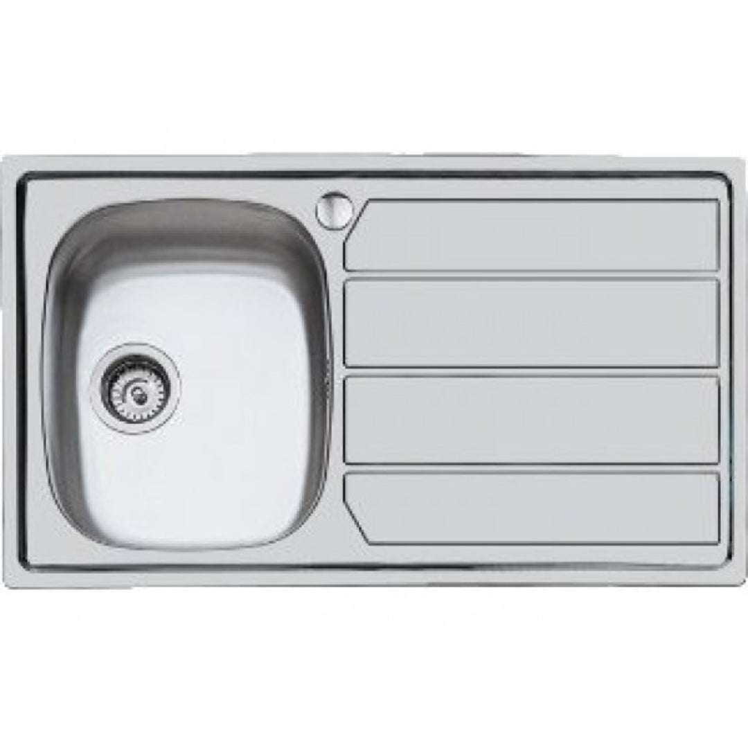 FOSTER S1000 1186562 Lavello Vasca Sinistra Gocciolatoio Destra Inox cm. 86 x 50