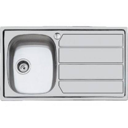 FOSTER S1000 1186562 Lavello Vasca Sinistra Gocciolatoio Destra Inox cm. 86 x 50