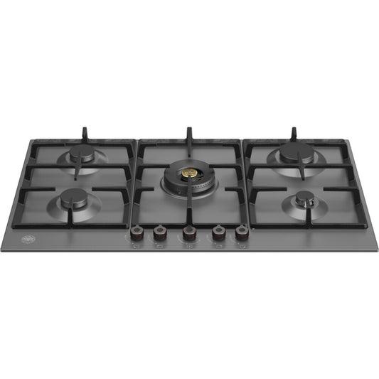 F.LLI BERTAZZONI PROFESSIONAL P905CPRONE Piano Cottura 5 Fuochi Nero Incasso Standard cm. 89 x 50
