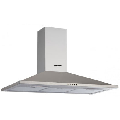 SILVERLINE 2240.9.733.04 Cappa a Parete 3 Velocità Filtrante Inox cm. 90 x 45 x 90