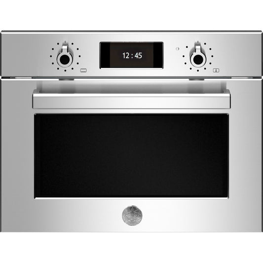 F.LLI BERTAZZONI F457PROMWTX Forno Microonde 38 Lt. 5 Livelli Potenza Inox cm. 60 x 55