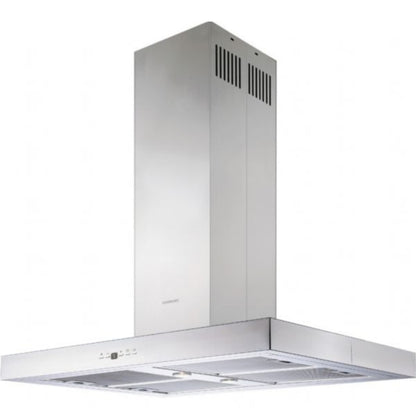 SILVERLINE 4110.9.733.01 Cappa Aspirante a Isola Inox Illuminazione LED cm. 90 x 66