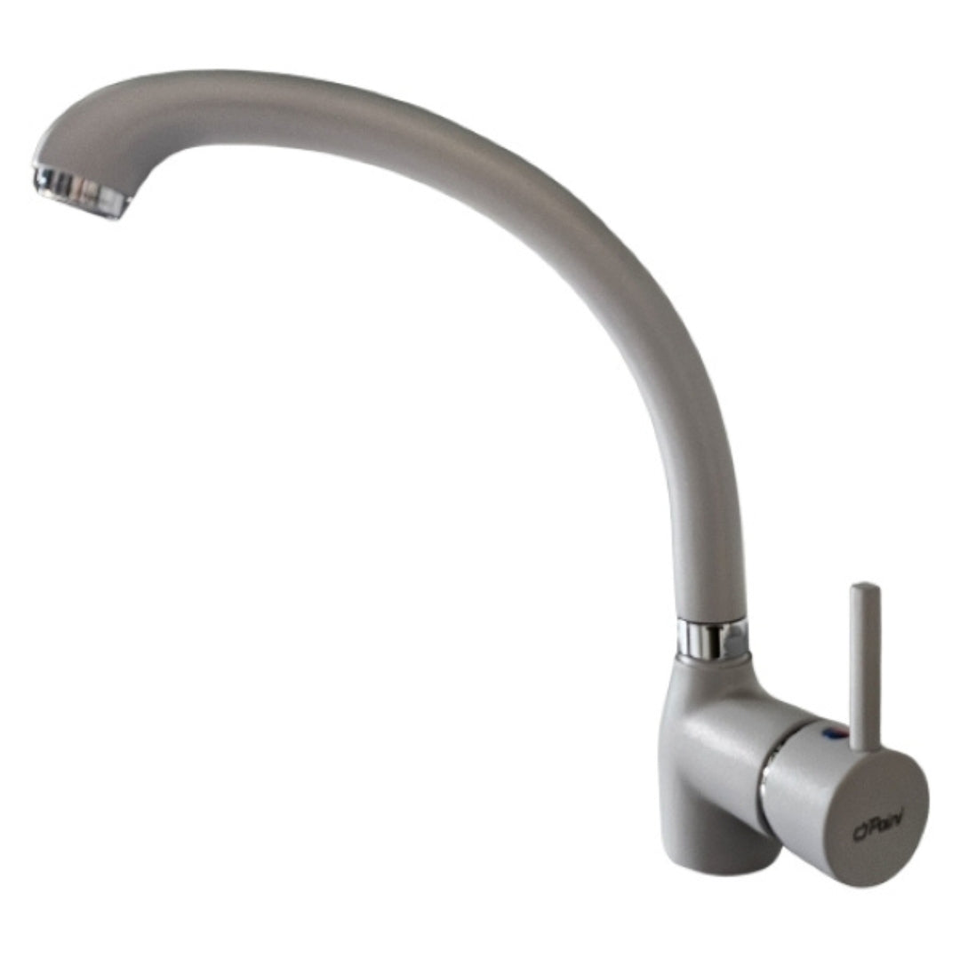 PAINI VEMETICO 781J572D599TPA Rubinetto Miscelatore Cucina Canna Conica Aluminium