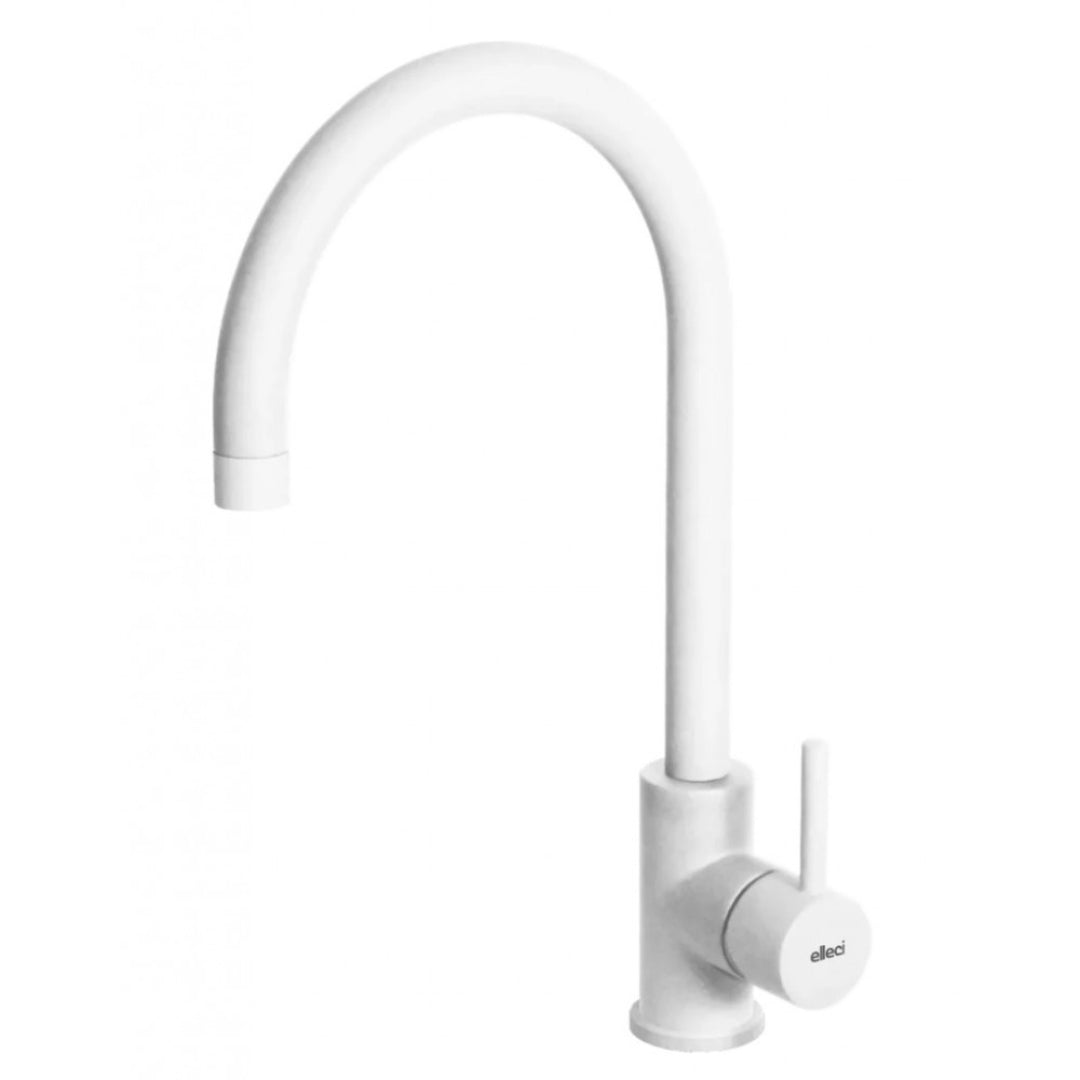ELLECI CLOUD MKKCLO96 Miscelatore Girevole Monocomando Cucina Keratek Bianco