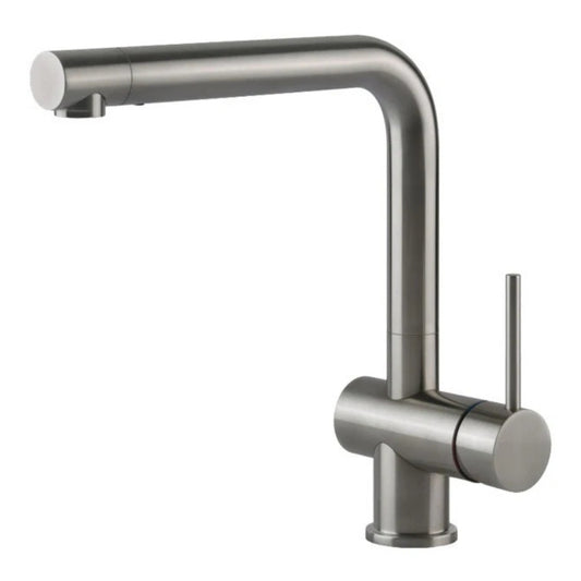 GESSI 60496/239 Rubinetto Miscelatore Cucina Canna Girevole Spazzolato Inox