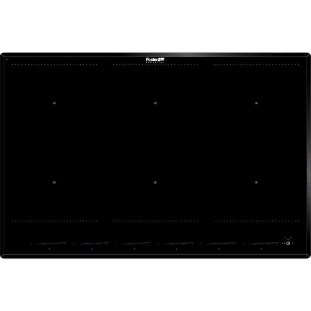 FOSTER KE 7383645 Piano Cottura Induzione 4 Zone Cottura Vetroceramica Nero cm. 77 x 51