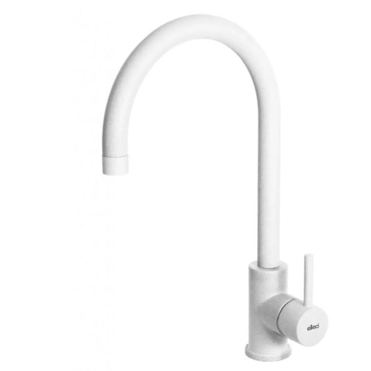 ELLECI G68 MGKCLO68 Rubinetto Cucina Miscelatore Monocomando Lavello Bianco