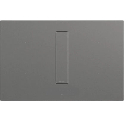 Galvamet 0EPRC080A468000 PERFECTO 80/A SMOKED SILVER Essence Edition Piano cottura Induzione Cappa Integrata 4 zone 700 m3/h, Bridge Classe A++ cm. 80 x 52
