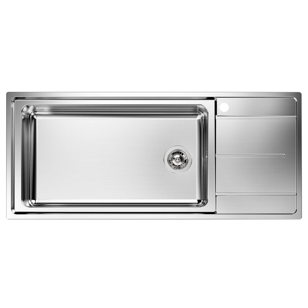 FOSTER EVO 3219052 Lavello 1 Vasca Gocciolatoio Destra Incasso Inox cm 116 x 50