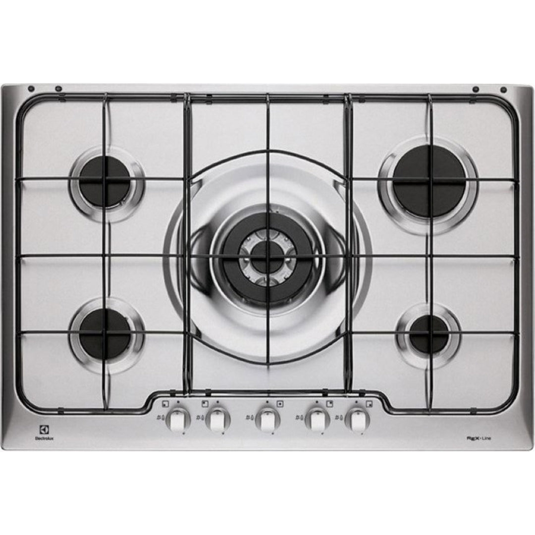 ELECTROLUX SOFT PX750UV Piano Cottura 5 Fuochi Gas Inox cm. 75 x 50