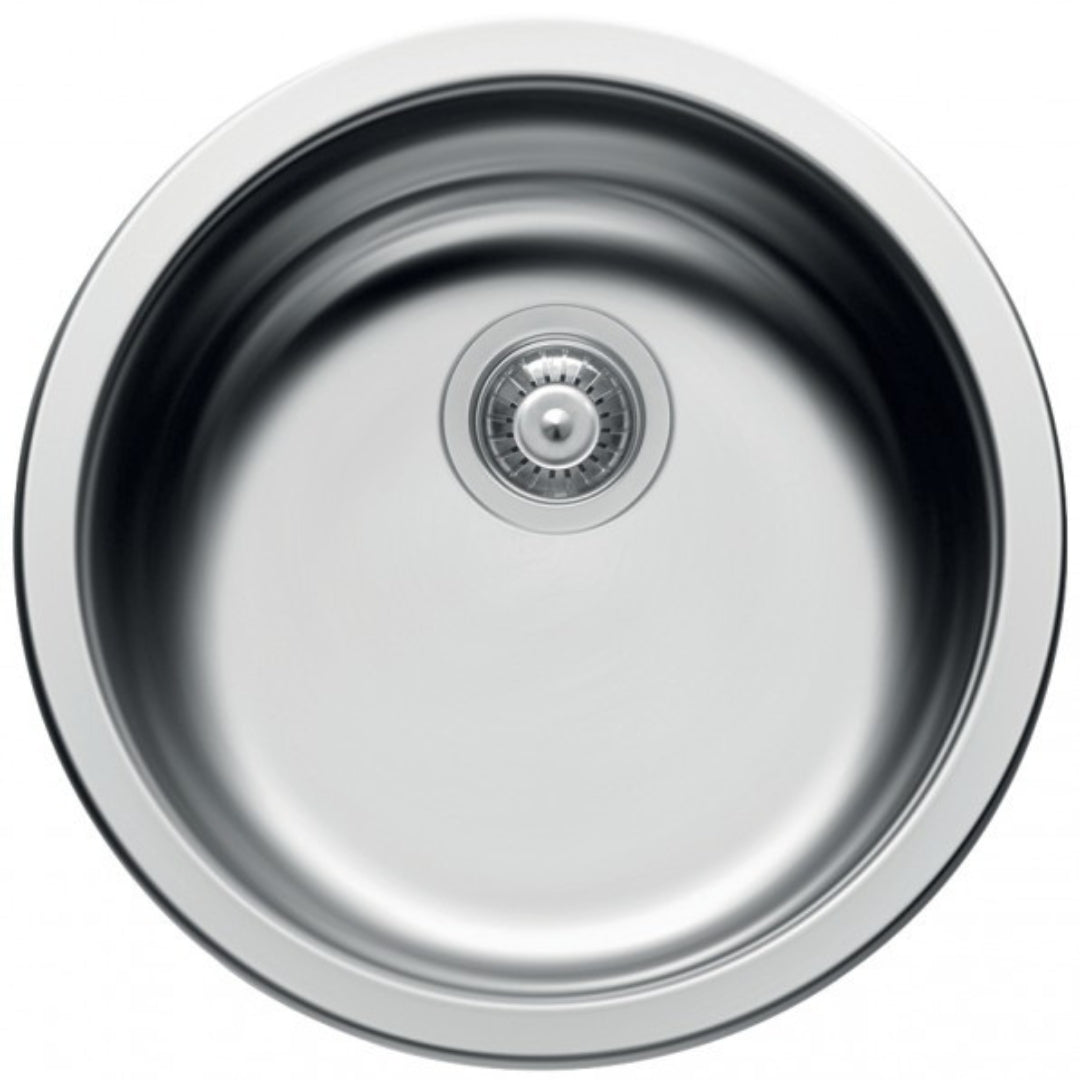 ELLECI SKY ROUND 435 LIKROUSAC Lavello Cucina 1 Vasca Tondo Inox Diam. cm. 43,5