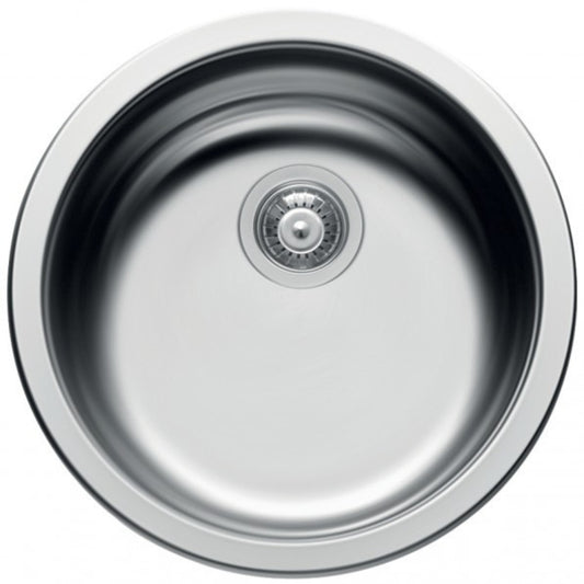ELLECI SKY ROUND 435 LIKROUSAC Lavello Cucina 1 Vasca Tondo Inox Diam. cm. 43,5