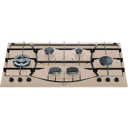 HOTPOINT PHN960MSTAVR Piano Cottura a Gas 6 Fuochi Avena cm. 87 x 51