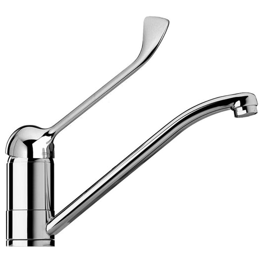 PAINI YAPEN 42CR573LPA Rubinetto Miscelatore Cucina Girevole Leva Clinica Cromato