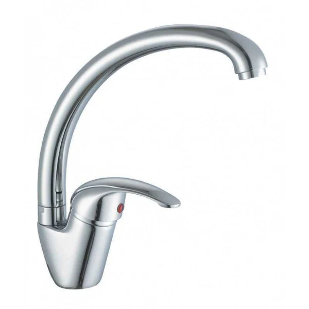 PAINI MIKONOS 04CR57042P3PA Miscelatore Rubinetto Lavello Cucina Rubinetto Cromo