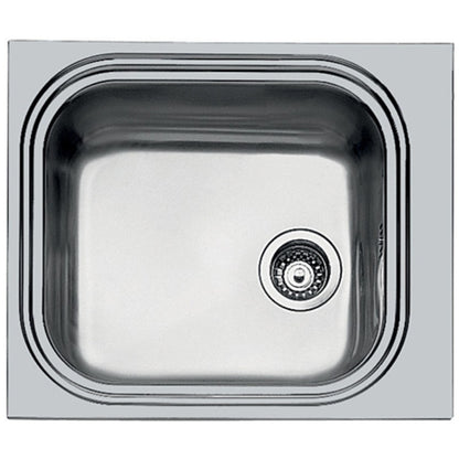 FOSTER 1511002 BIG BOWL Lavello 1 Vasca Acciaio Inox Incasso Standard Spazzolato cm. 59 x 50