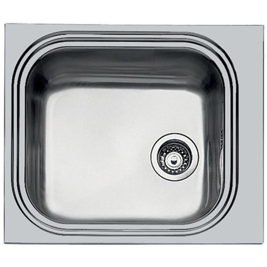 FOSTER 1511002 BIG BOWL Lavello 1 Vasca Acciaio Inox Incasso Standard Spazzolato cm. 59 x 50