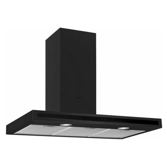 SILVERLINE 3173.9.733.04 Cappa a Parete 3 Velocità Classe A Nera Touch Control 69 dB cm. 90 x 50