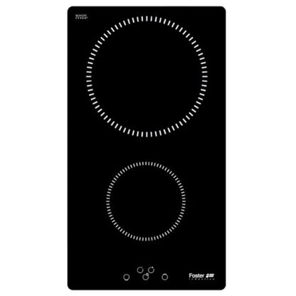 FOSTER S1000 7322300 Piano Cottura Induzione 2 Zone Vetroceramica Nero cm. 51 x 29