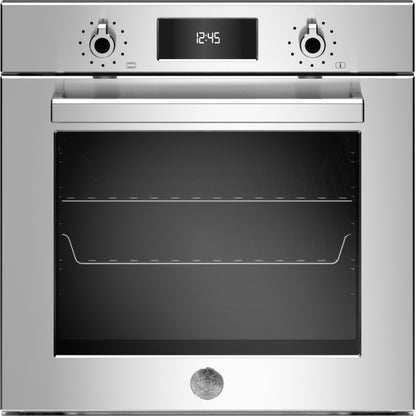 FLLI BERTAZZONI PROFESSIONAL F6011PROPLX Forno Incasso Elettrico Pirolitico 76 Lt. Manopole Metallo cm. 60 x 60
