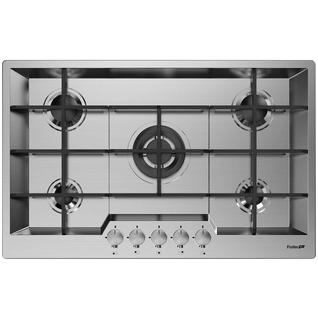 FOSTER KE 7602032 Piano Cottura Gas 4 Fuochi Tripla Corona Inox 4 cm. 79 x 50