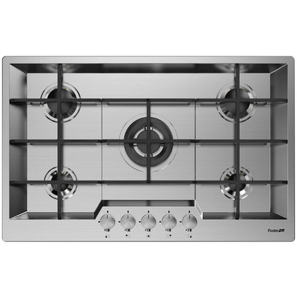 FOSTER KE 7602032 Piano Cottura Gas 4 Fuochi Tripla Corona Inox 4 cm. 79 x 50