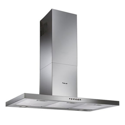 FOSTER 2406002 KS Cappa a Parete Acciaio Satinato 2 LED 125w 60 dBA cm. 60 x 50