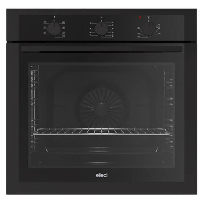 ELLECI PLANO FGSP60240NS Forno Incasso Elettrico Multifunzione Ventilato Grill Nero Black Classe A cm. 60 x 60