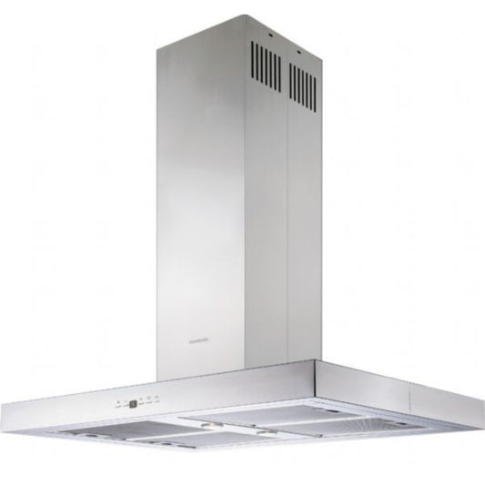 SILVERLINE 4110.2.733.01 Cappa a Isola Illuminazione LED Inox cm. 120 x 66