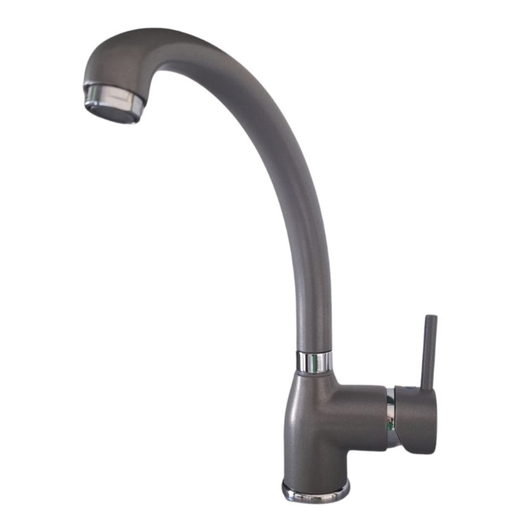 PAINI VEMETECIO 781Q572D599TPA Miscelatore Rubinetto Lavello Cucina Girevole Titanium