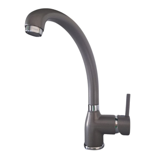 PAINI VEMETECIO 781Q572D599TPA Miscelatore Rubinetto Lavello Cucina Girevole Titanium