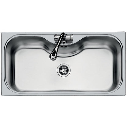 FOSTER URAGANO 1555600 Lavello Incasso Sopratop 1 Vasca Inox cm 97 x 50