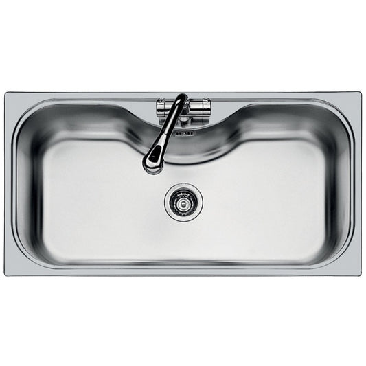 FOSTER URAGANO 1555600 Lavello Incasso Sopratop 1 Vasca Inox cm 97 x 50