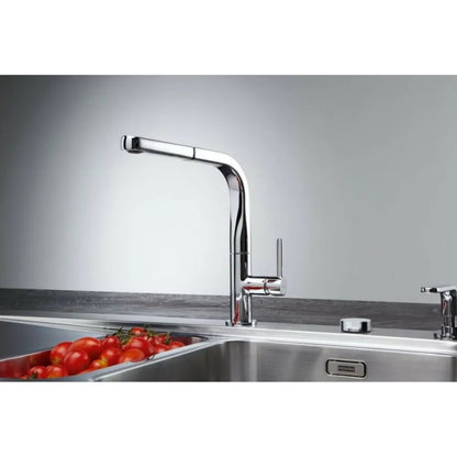 FRANKE SINOS 115.0259.975 Miscelatore Cucina Doccetta Girevole 360° Cromato